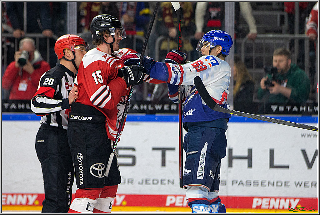PENNY DEL; Koelner Haie-Adler Mannheim; Koeln, 26.03.2023